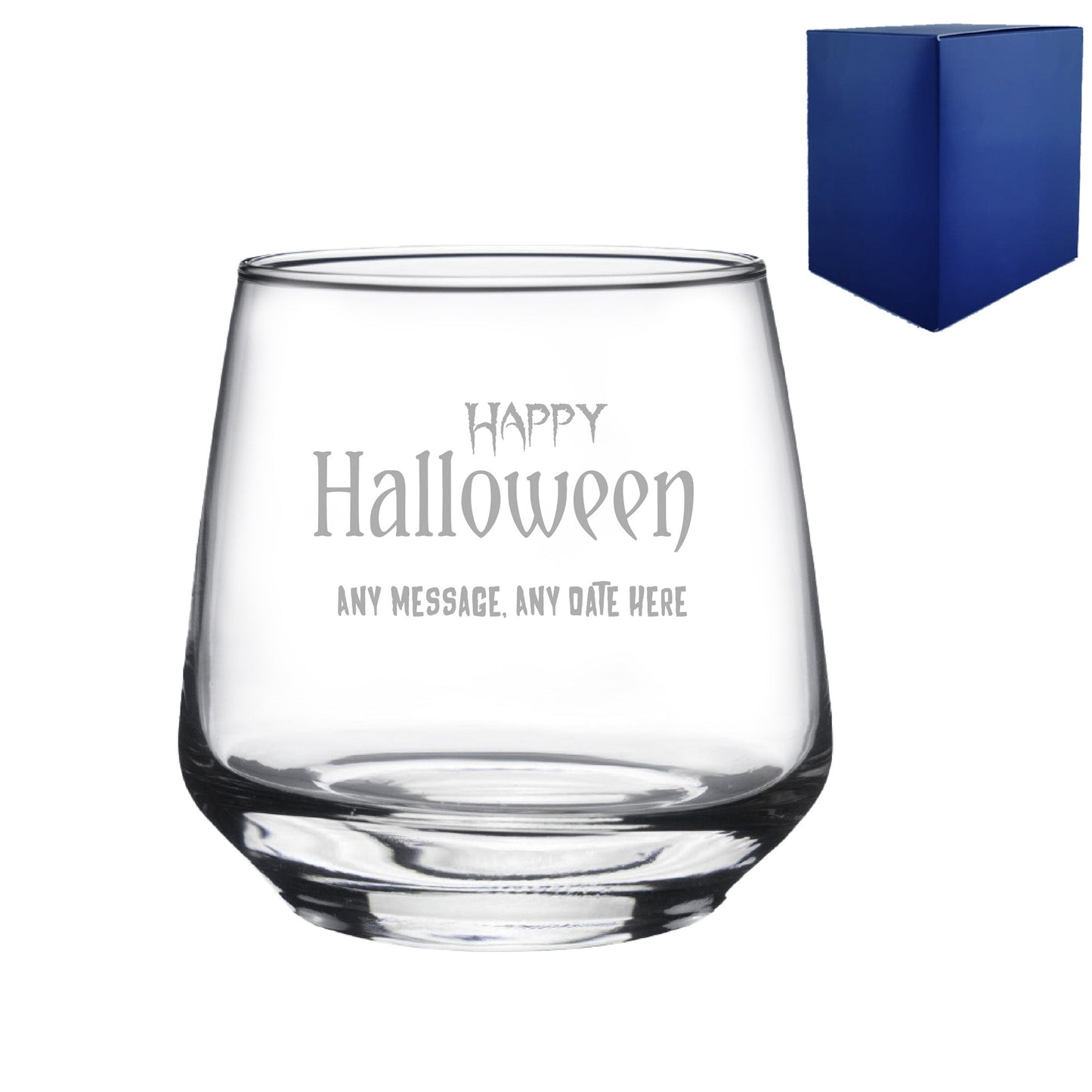 Engraved Happy Halloween Tallo Tumbler, Gift Boxed