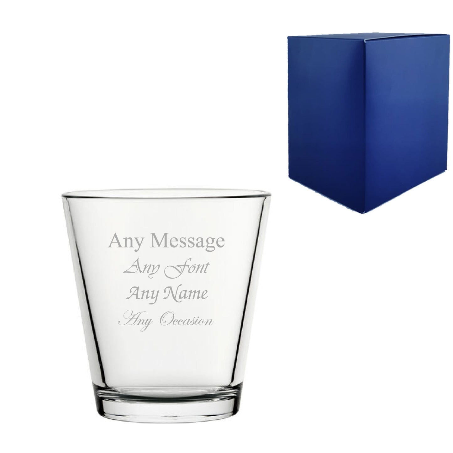 Engraved City Juice Glass 6.75oz/199ml, Any Message