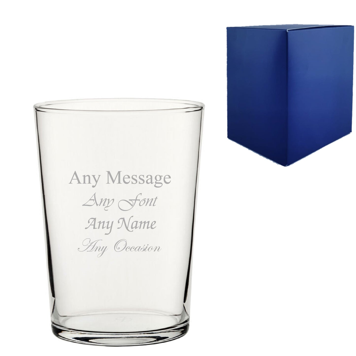 Personalisd Engraved Whisky Glass Tumblers With Gift Box