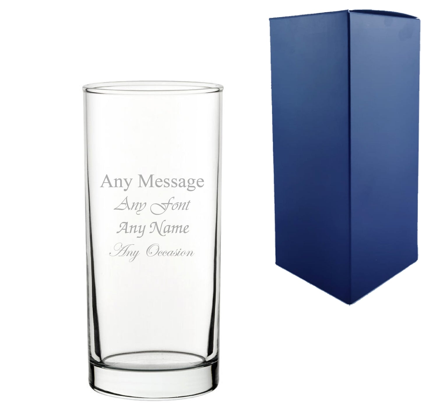 Engraved 10oz/295ml Pure Wine Glass, Any Message for Any Occasion