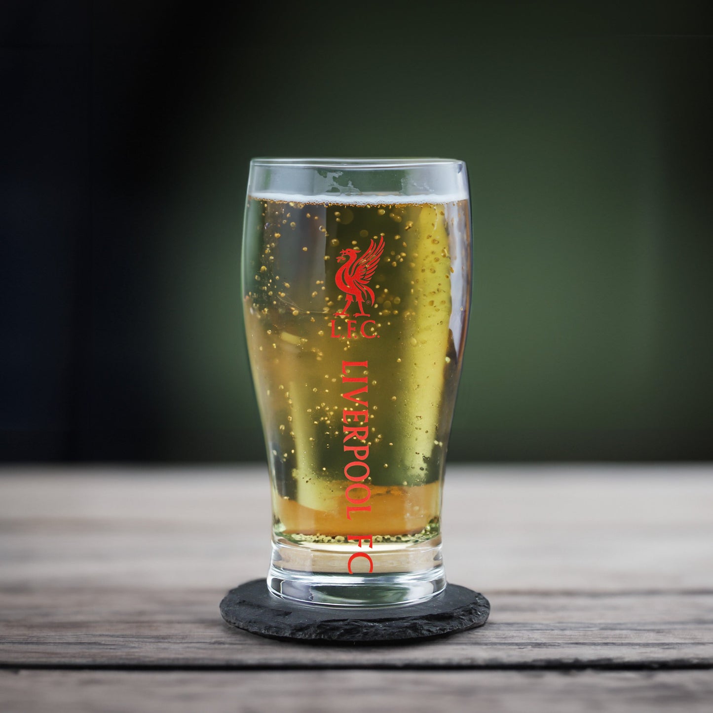Engraved Liverpool 20oz Tulip Pint Glass, Gift Boxed