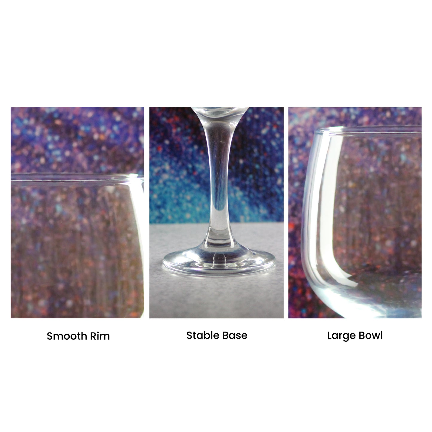 Engraved Premium Gin Balloon, Hiball and Cocktail Glasses Personalise Any Message