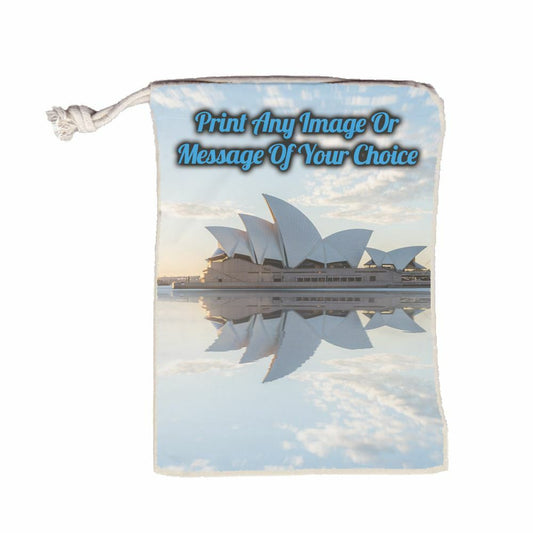 Personalised Printed Capri Small drawstring bag - 30 x 24