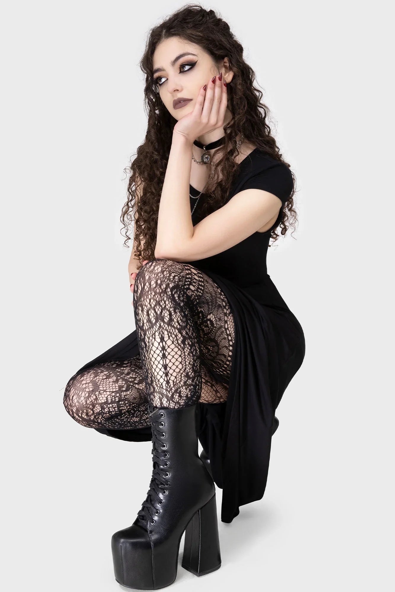 Killstar Empyrean Lace Tights