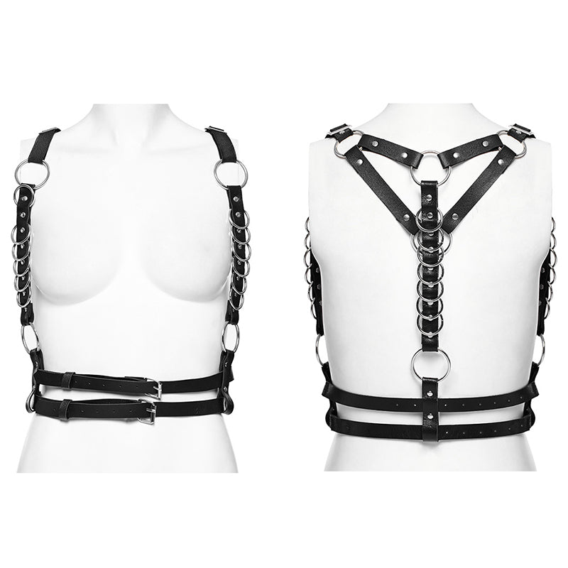 Punk Rave Elara O-ring Harness Belt