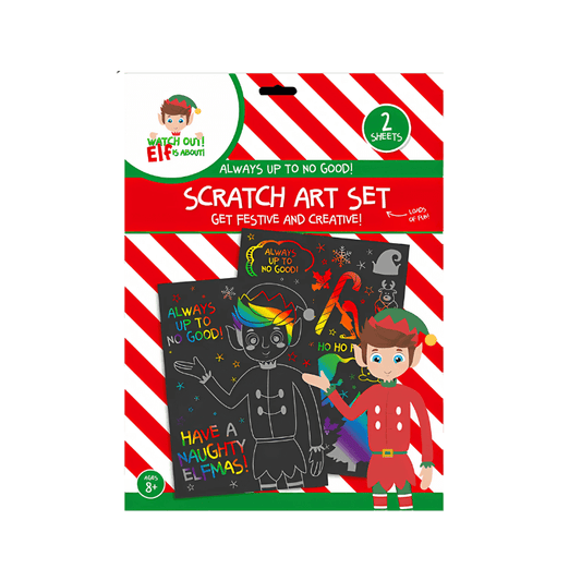 Wholesale Elf Scratch Art Set - (Case of 24)