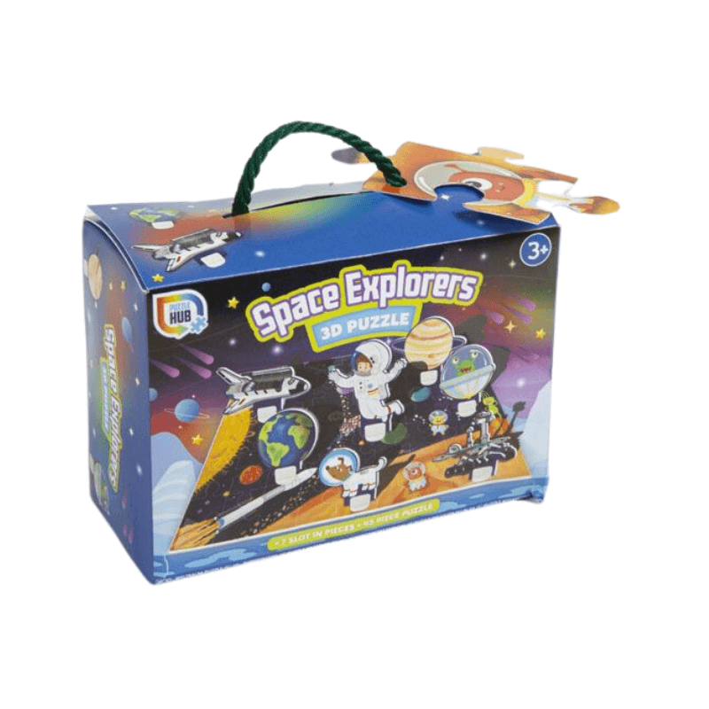 Wholesale 3D Space Explorers Jigsaw Puzzle - (Case of 12)
