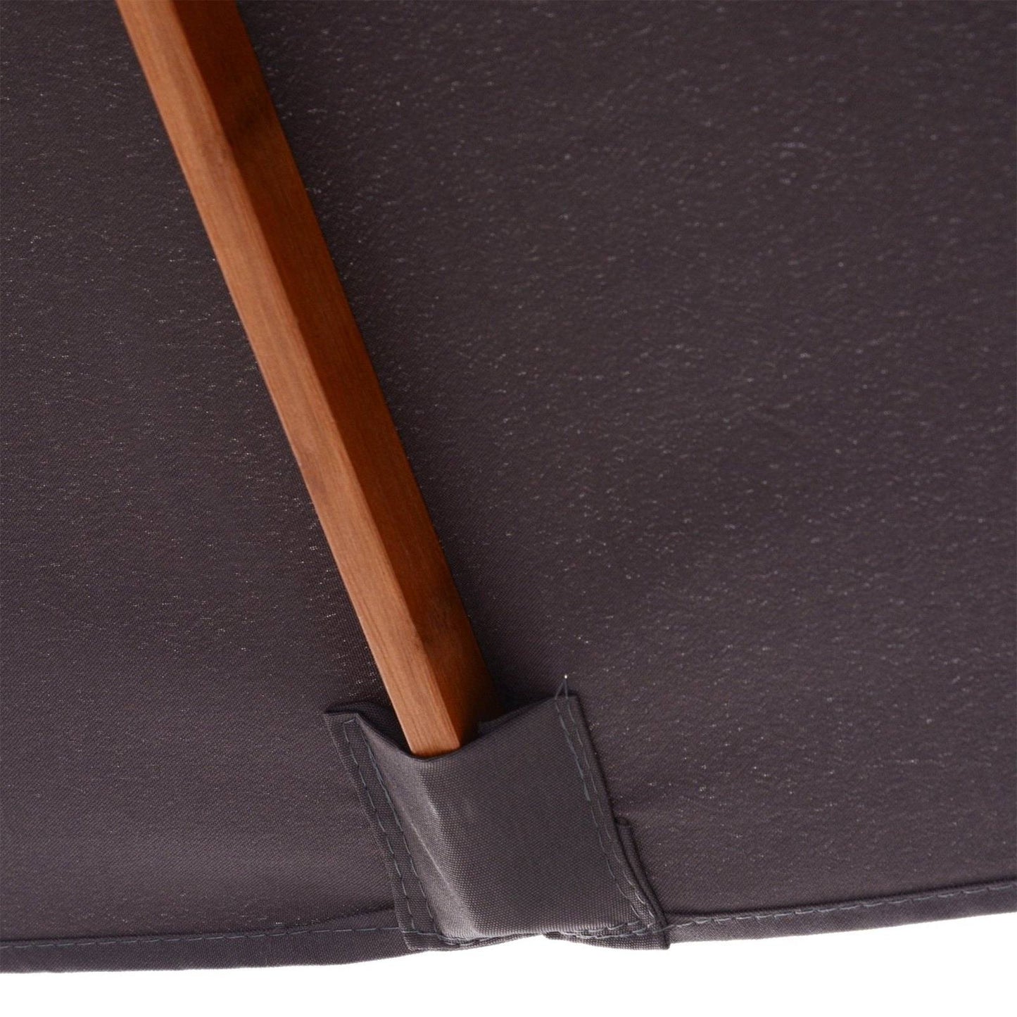 2M X 1.5M Garden Parasol Umbrella With Tilting Sunshade Canopy