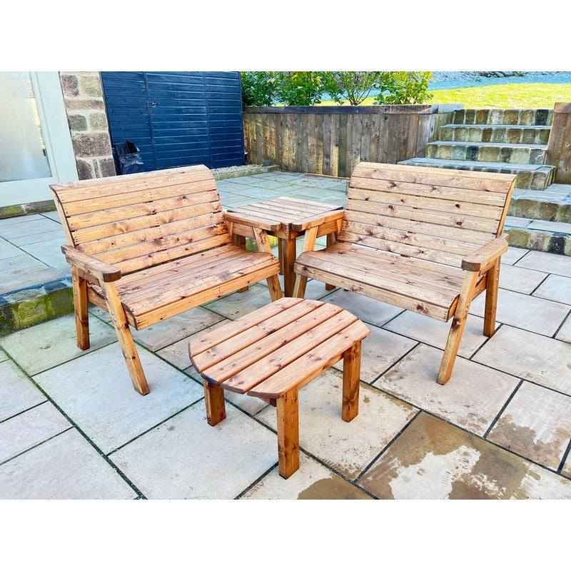 Burghley Garden Furniture Set by Charles Taylor - 4 Seats