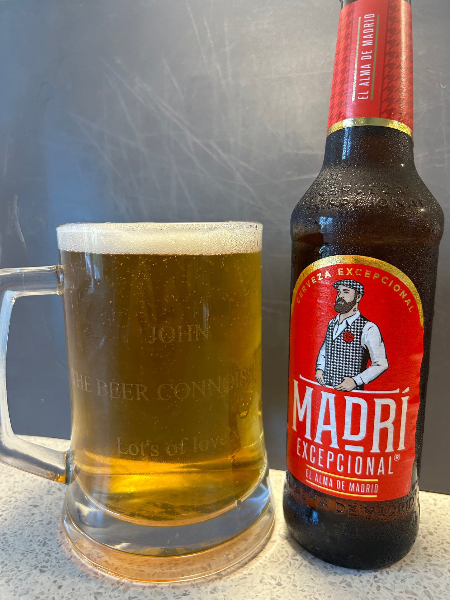 Personalised Engraved Tankard Beer Glass - Perfect Gift Present