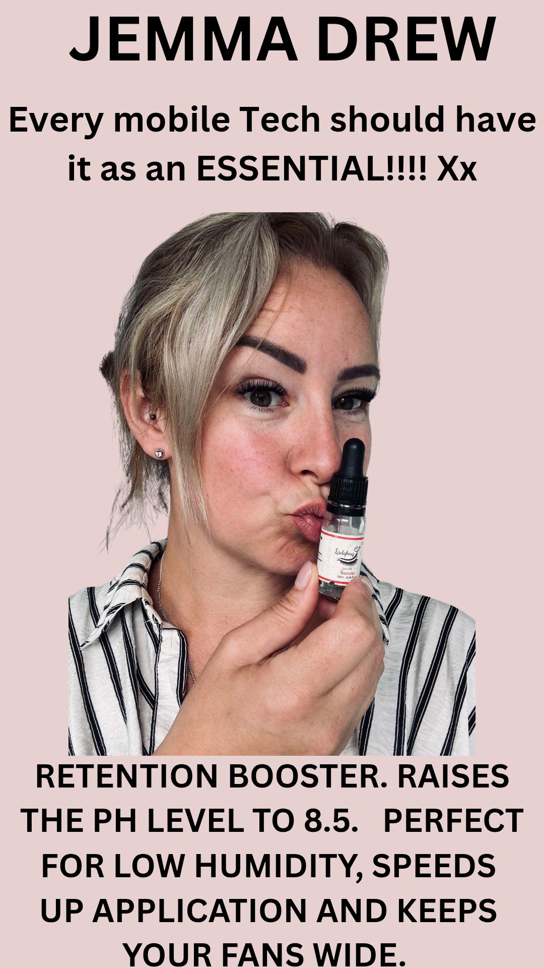 Lash Glue Retention Booster – Cherry Scent, 10ml