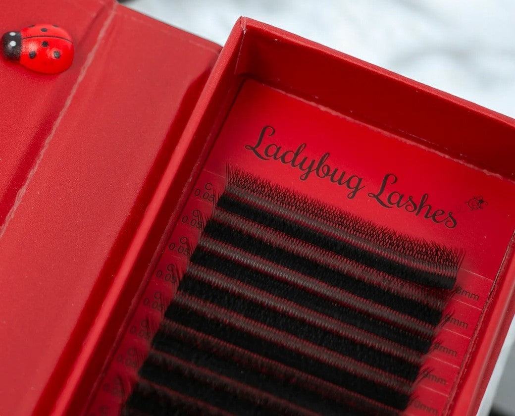 W Lash Extension Tray β Single Length, 16 Rows