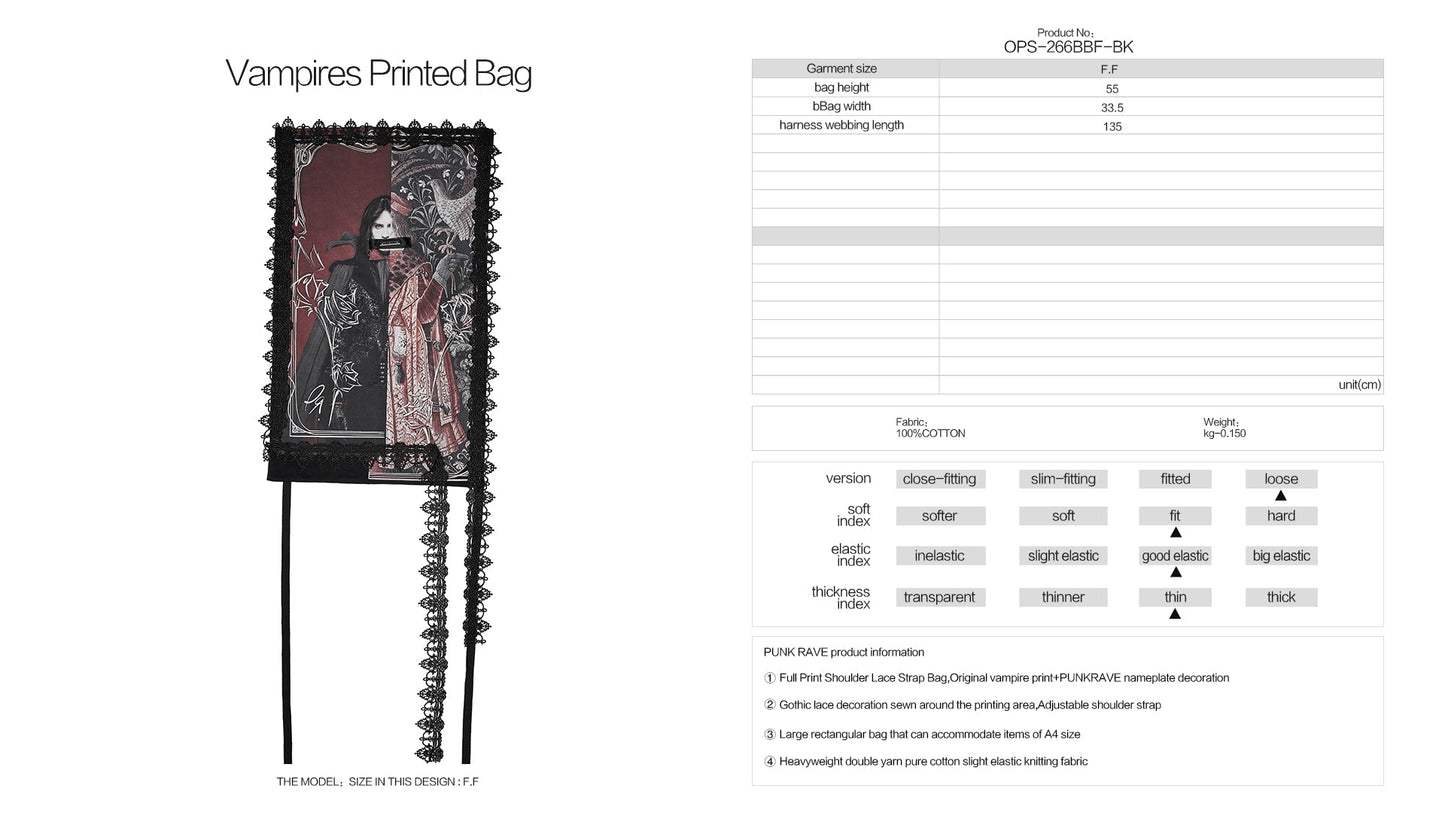 Punk Rave Liora Printed Bag