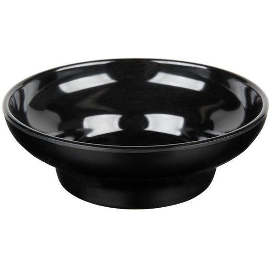 Melamine Black Salsa Dish 8oz - Dozen