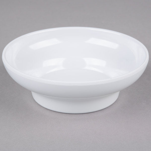 Melamine White Salsa Dish 8oz - Dozen