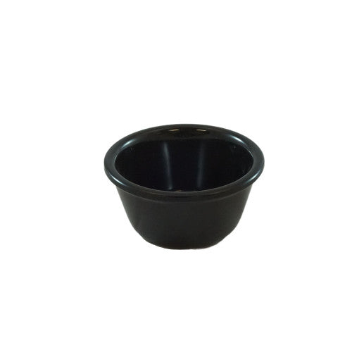 Contemporary Melamine Black Ramekin 89ml - pack of 12