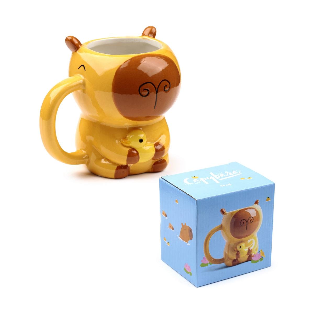 Capybara Ceramic Shaped Mug