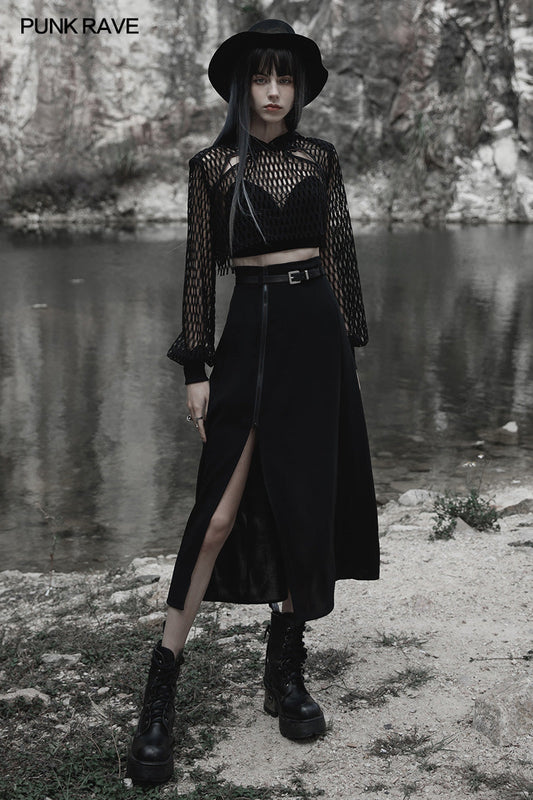 Punk Rave Brianna Skirt Black