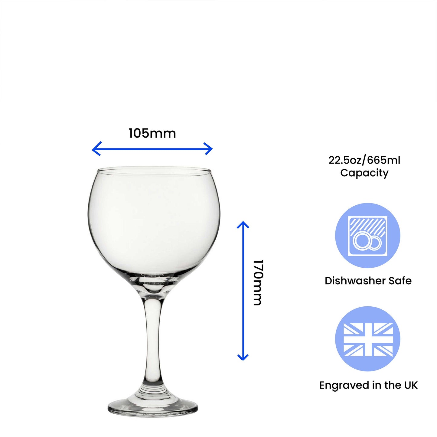 Mr Right - Engraved Novelty Gin Balloon Right Cocktail Glass