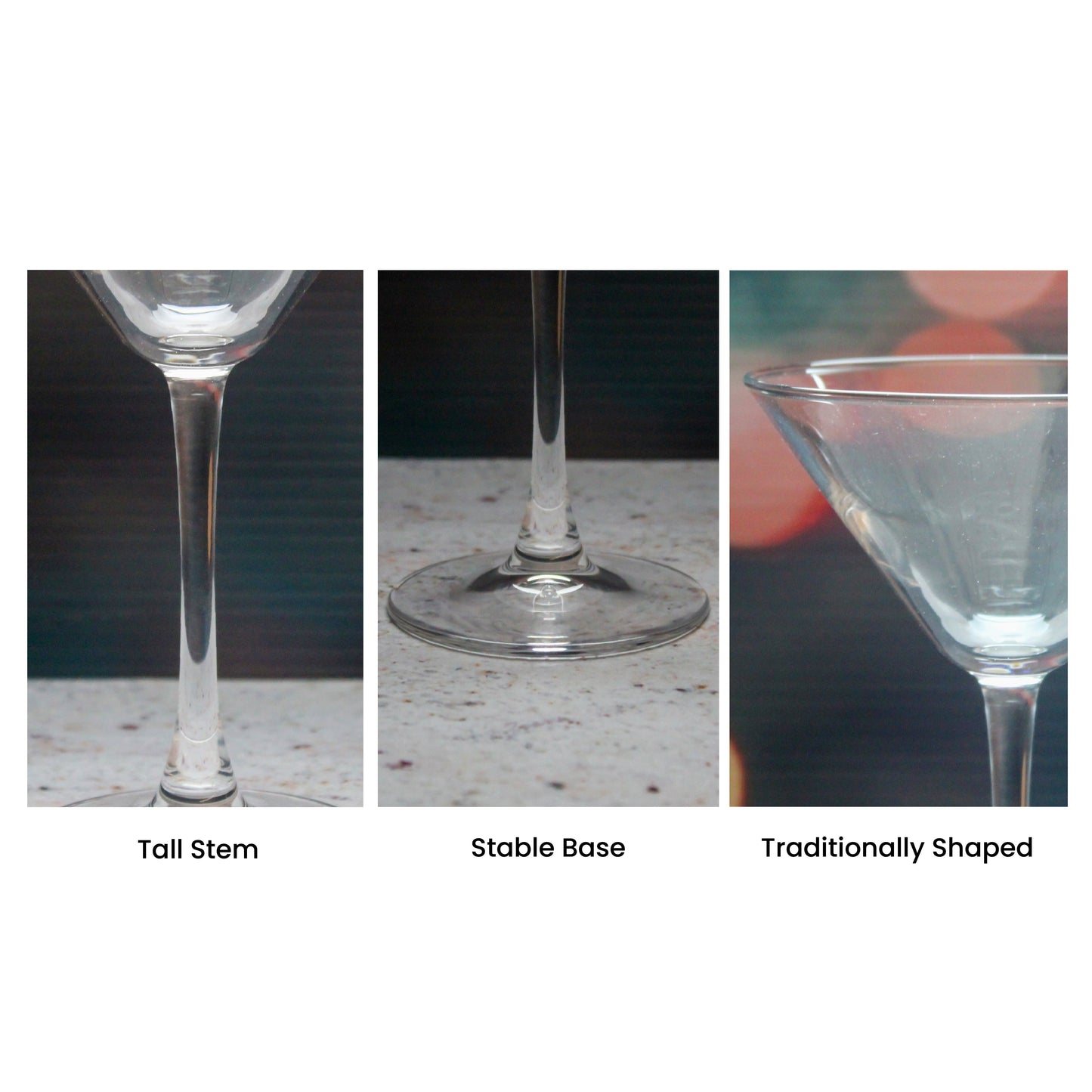 Engraved 7.5oz Enoteca Martini Cocktail Glass with Script Name, Personalise with Any Name