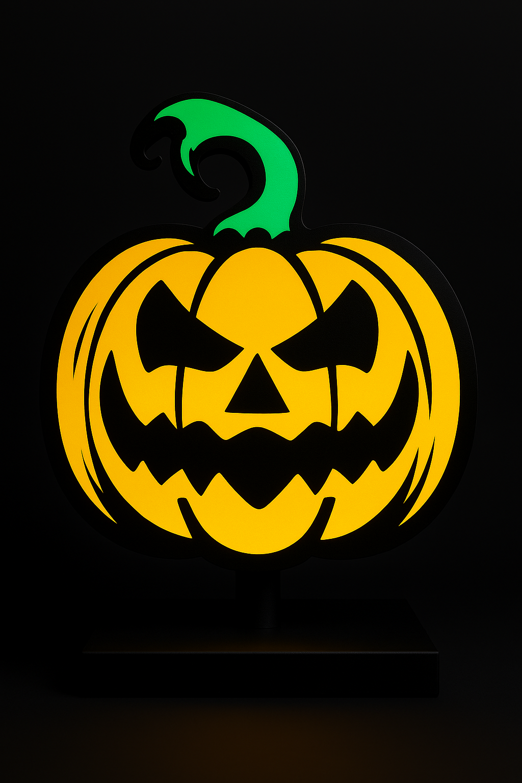 LED Pumpkin Light – Sinister Smile Halloween Decoration