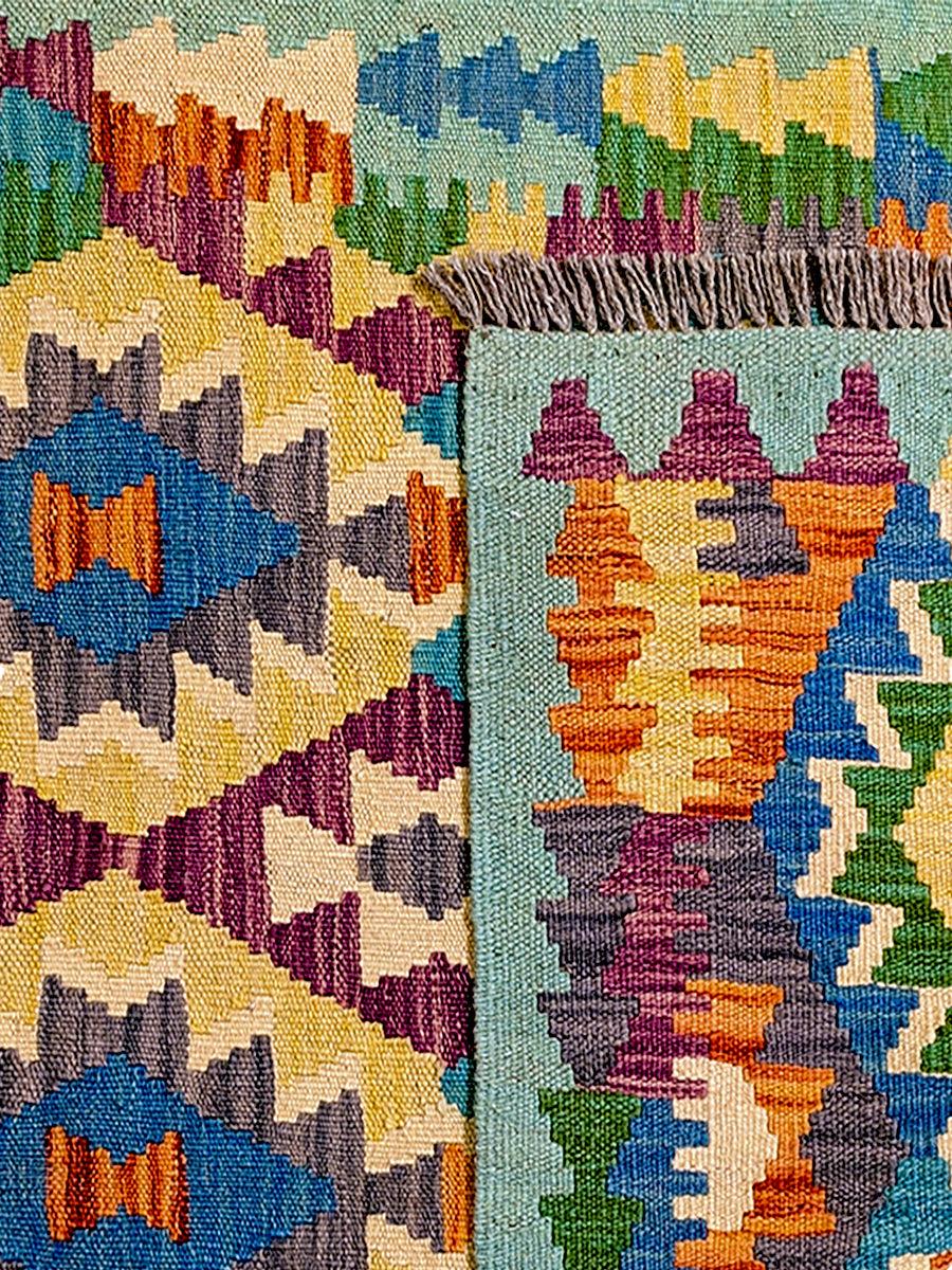 Maimana Afghanistan Kilim Rug - 300 x 86 cm