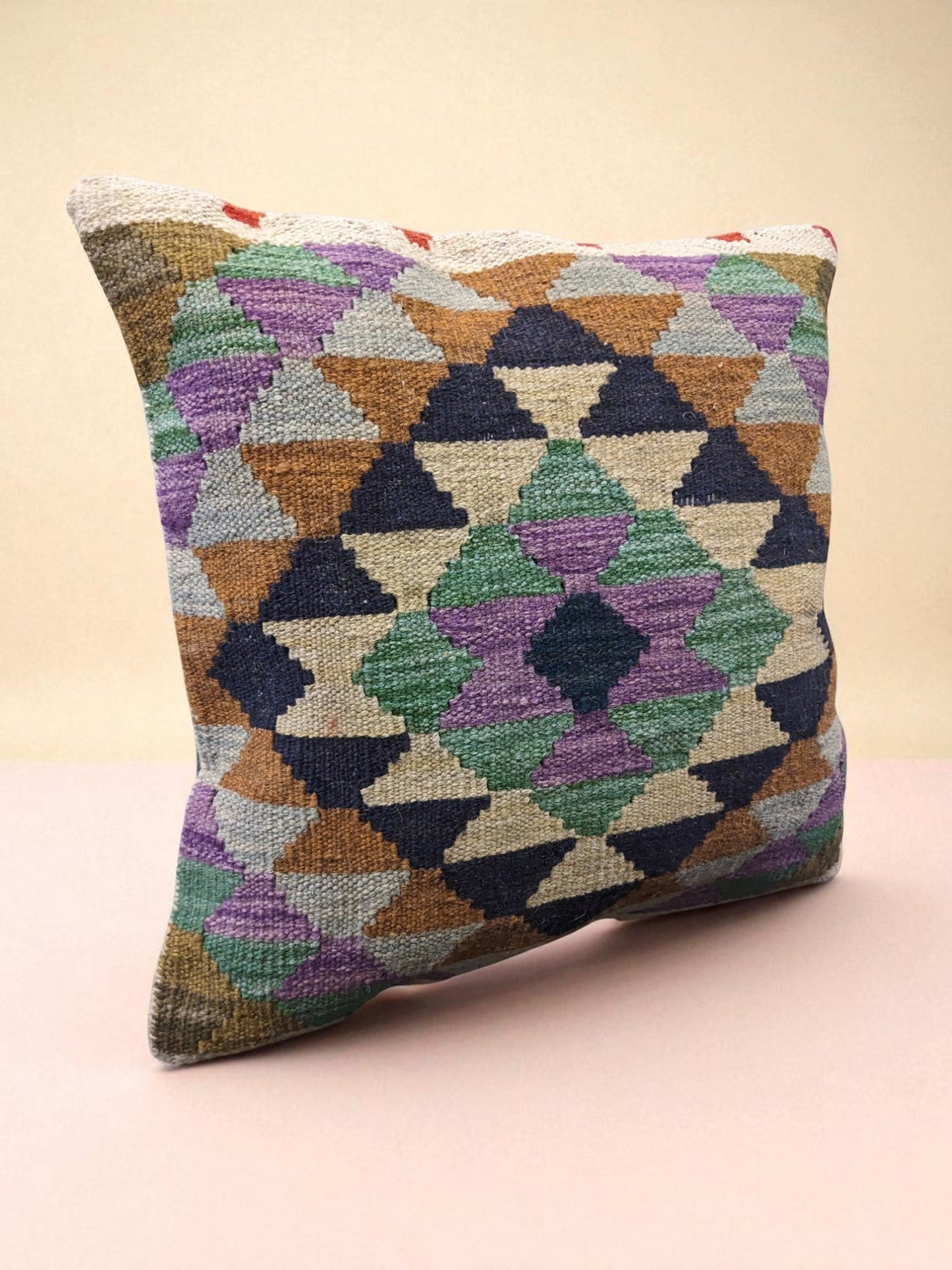 Afghan Kilim Cushion Cover - 45 x 45 cm