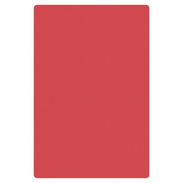 High Density Polyethylene Red Chopping Board 457x305x13mm