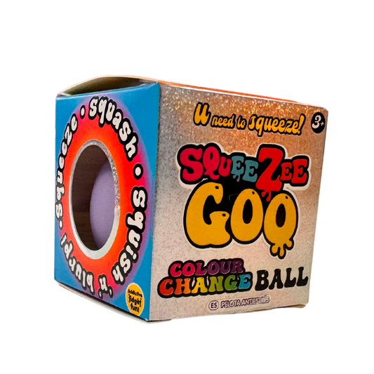 Wholesale Purple & Green Squeezy Colour Change Ball - (Case of 24)