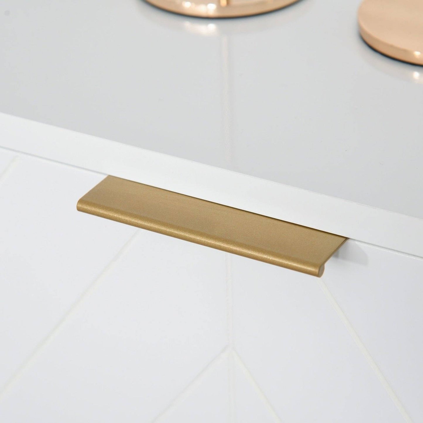 Modern Storage Cabinet Freestanding Cupboard with 3 Drawers for Dining Room