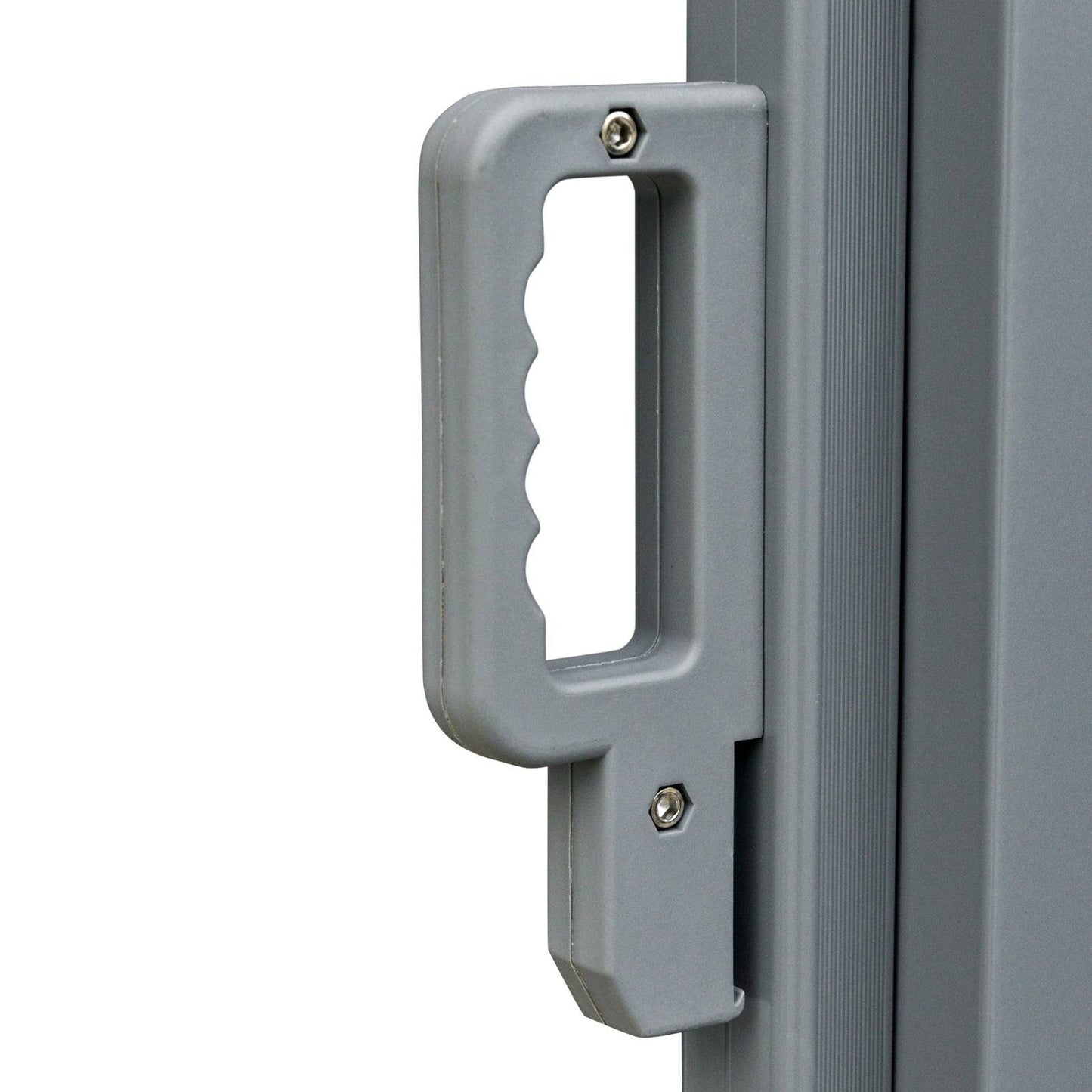 6 x 2m Retractable Sun Side Awning Screen Fence Patio Garden Wall Balcony Screening Panel Outdoor Blind Privacy Divider Grey