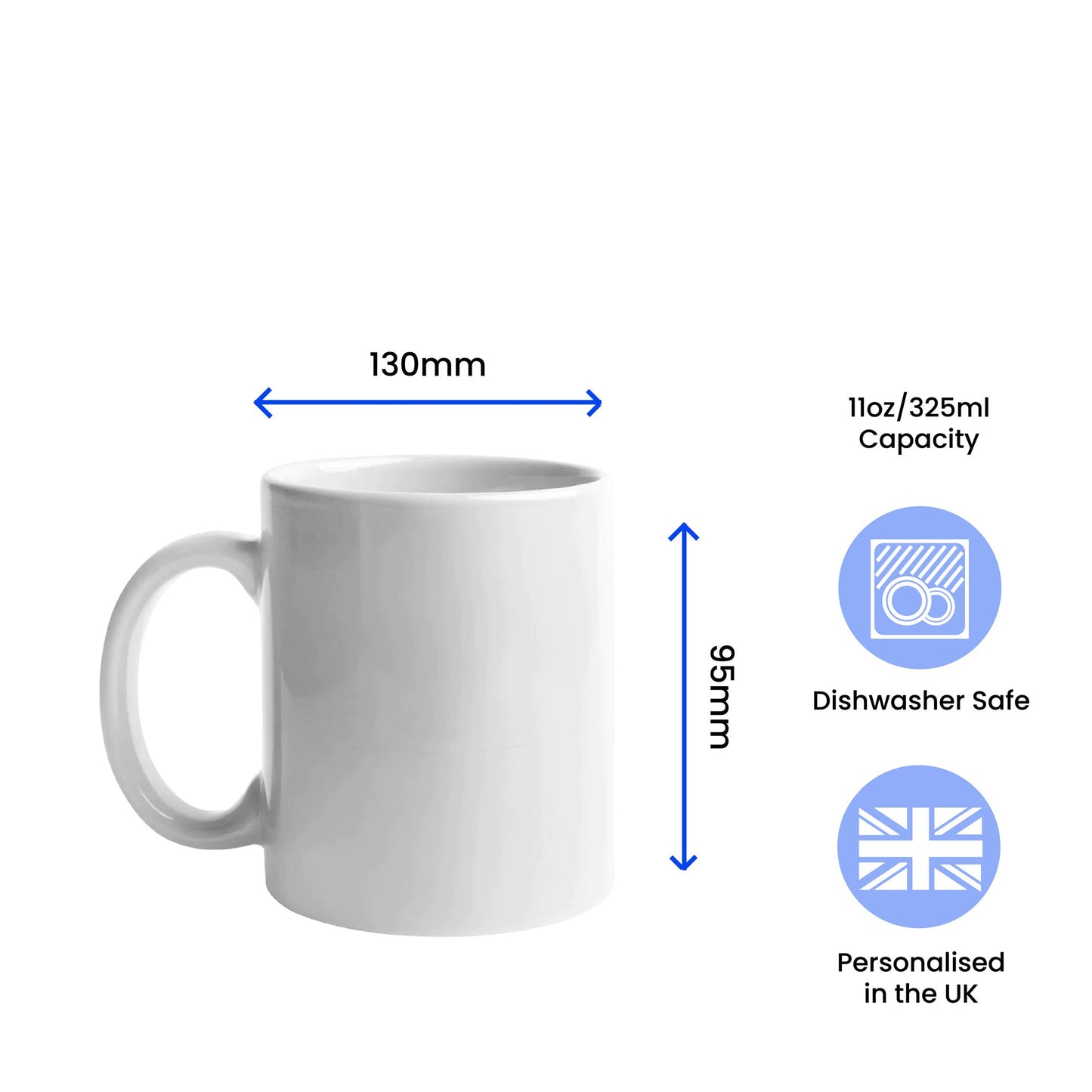 Printed Mug with Name's Gamer Fuel Hearts Design, Gift Boxed, Personalise with any name for any gamer