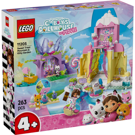 Lego Gabbys Dollhouse 11205 Sweet Treat Mountain & Kitty Garden Age 4+