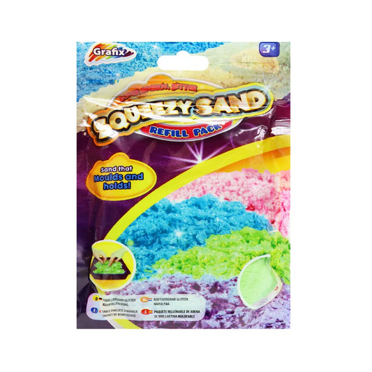 Wholesale Squeezy Sand Glitter Pack - (Case of 12)
