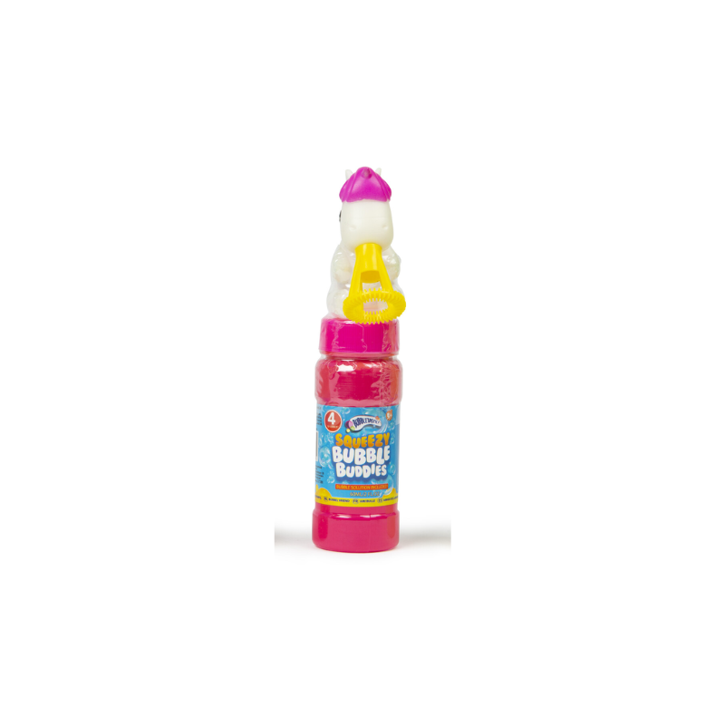 Wholesale Bubbletastic Squeezy Bubble Buddies Unicorn - (Case of 12)