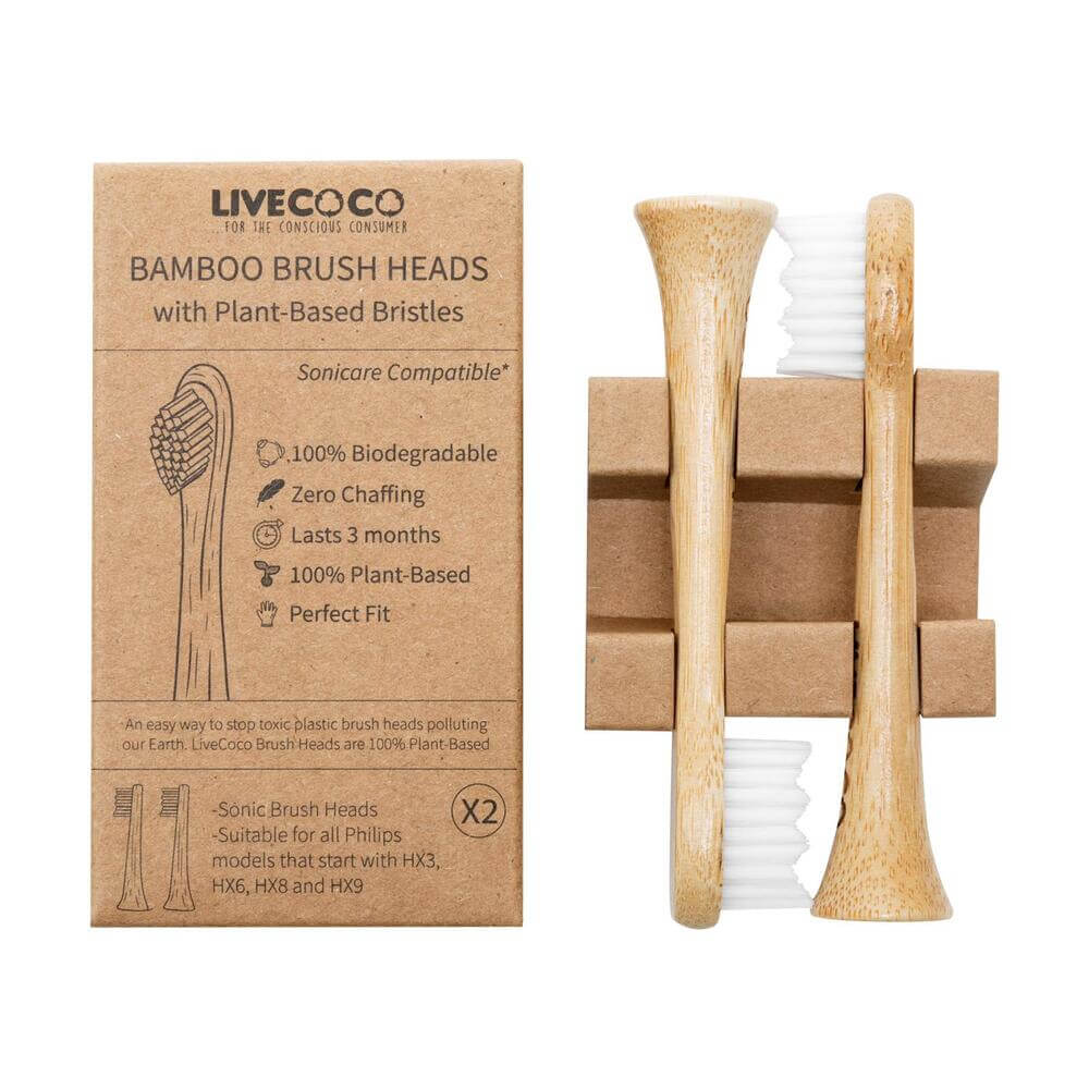 LiveCoco Recyclable Brush Heads Oral-B Compatible