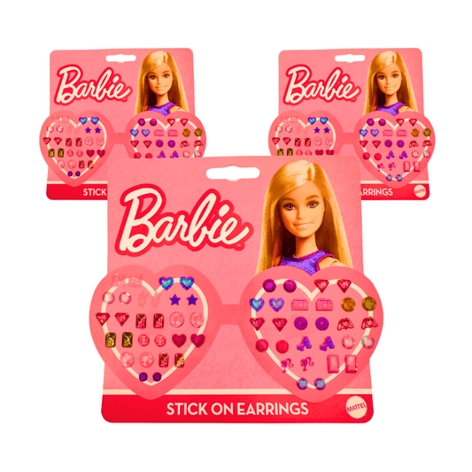 Wholesale Barbie Stick On Earrings - (Case of 24)