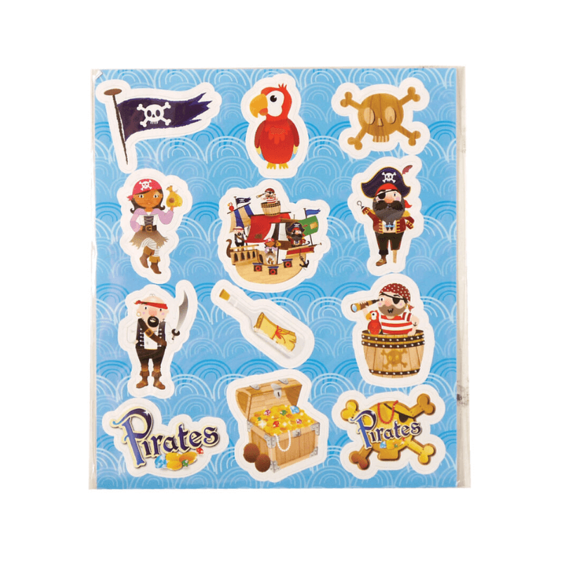 Wholesale Fun Pirate Stickers - (CDU of 120)