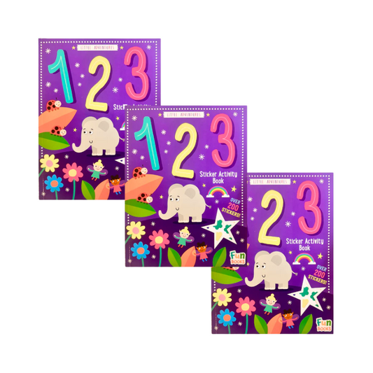 Wholesale 123 Sticker Activity Book - (Case of 20)