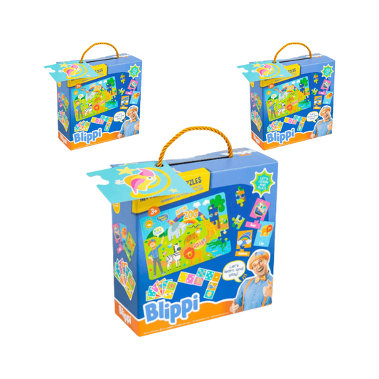 Wholesale Blippi My First 3 In 1 Puzzle Set - (Case of 12)