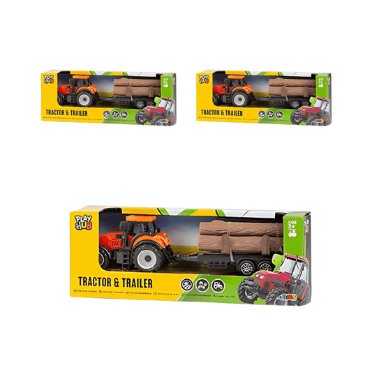 Wholesale Tractor & Trailer Set - (Case of 12)