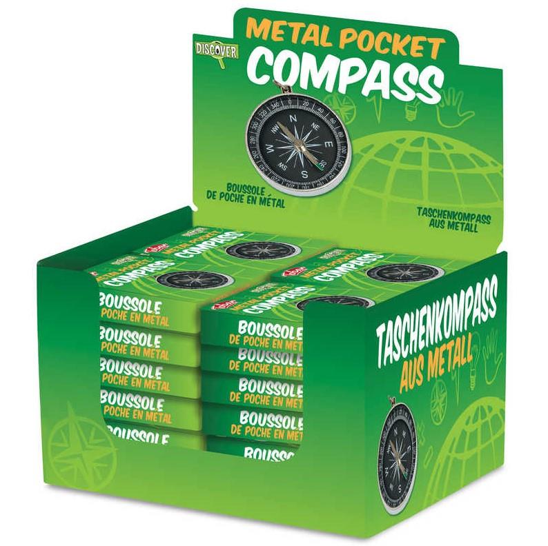 Children's Mini Metal Pocket Compass for Outdoor Adventures