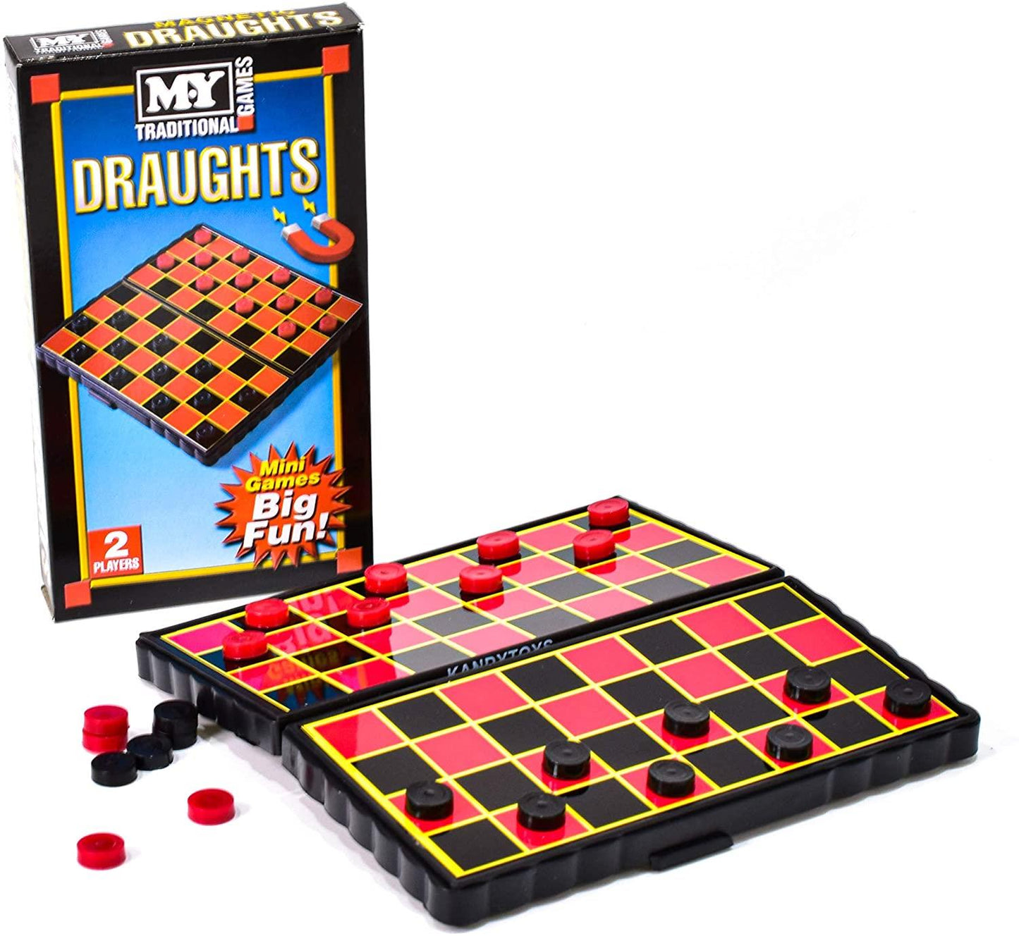 Magnetic Travel Games: Ludo, Chess, Draughts, Snakes & Ladders (SINGLE)