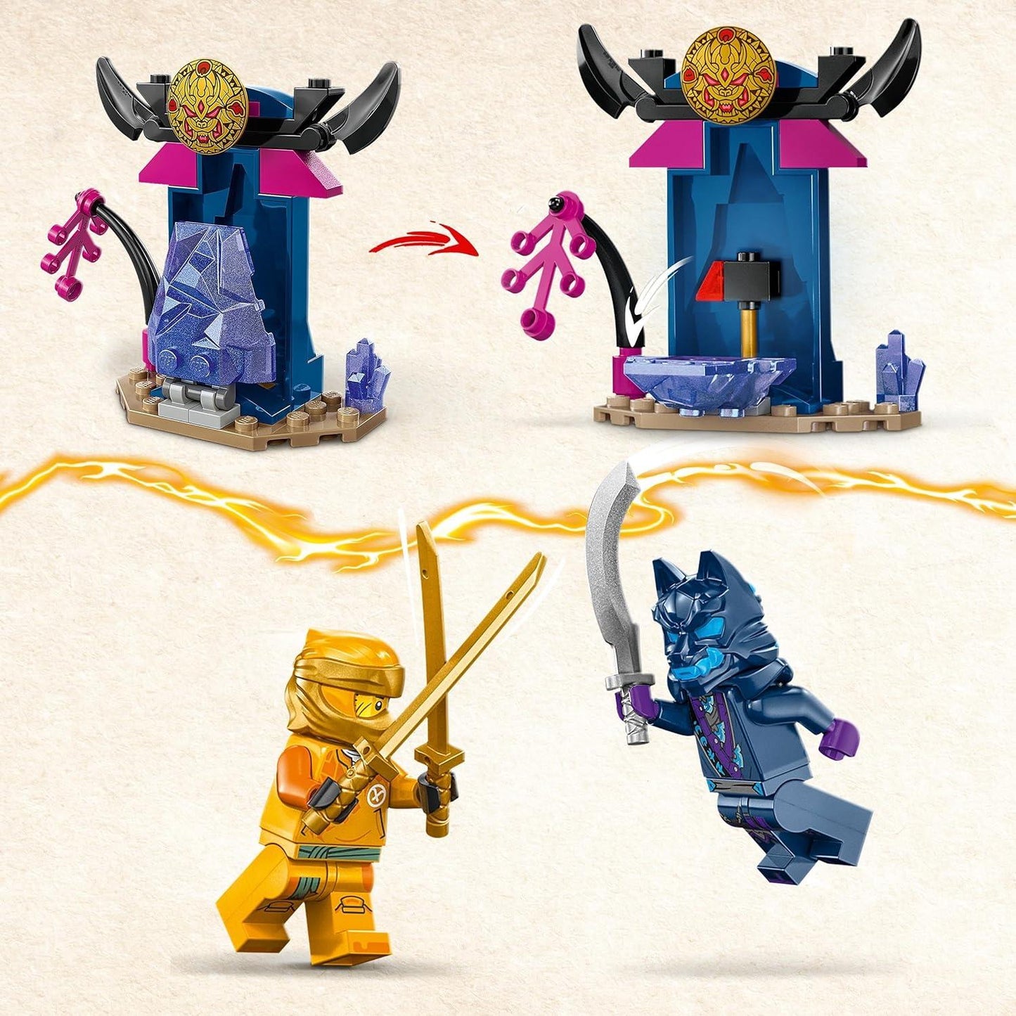 Lego Ninjago 71804 Arin's Battle Mech Toy Playset for Ages 4 and Up