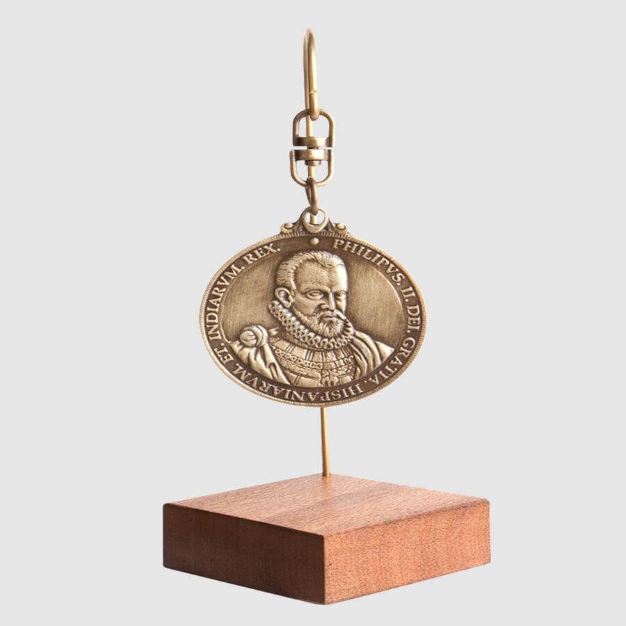 Hemisferium Miniature Philip 2nd Sundial - Piece on stand
