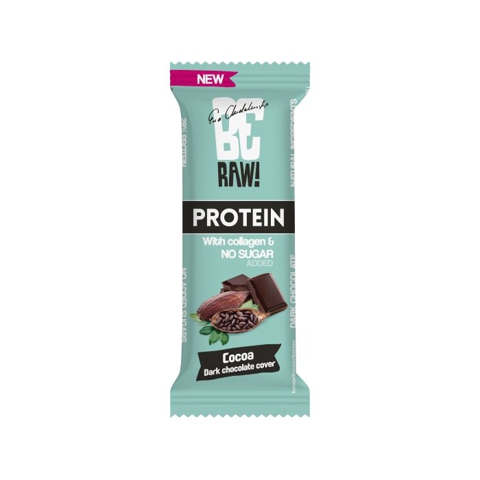 Protein 28% Bar with Collagen - Cocoa dark chocolate cover 40g
