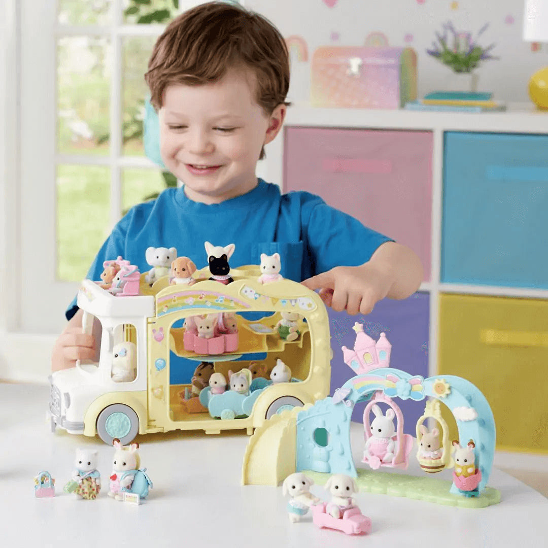 Sylvanian Families Nursery Swing Toy Playset for Ages 3 and Up