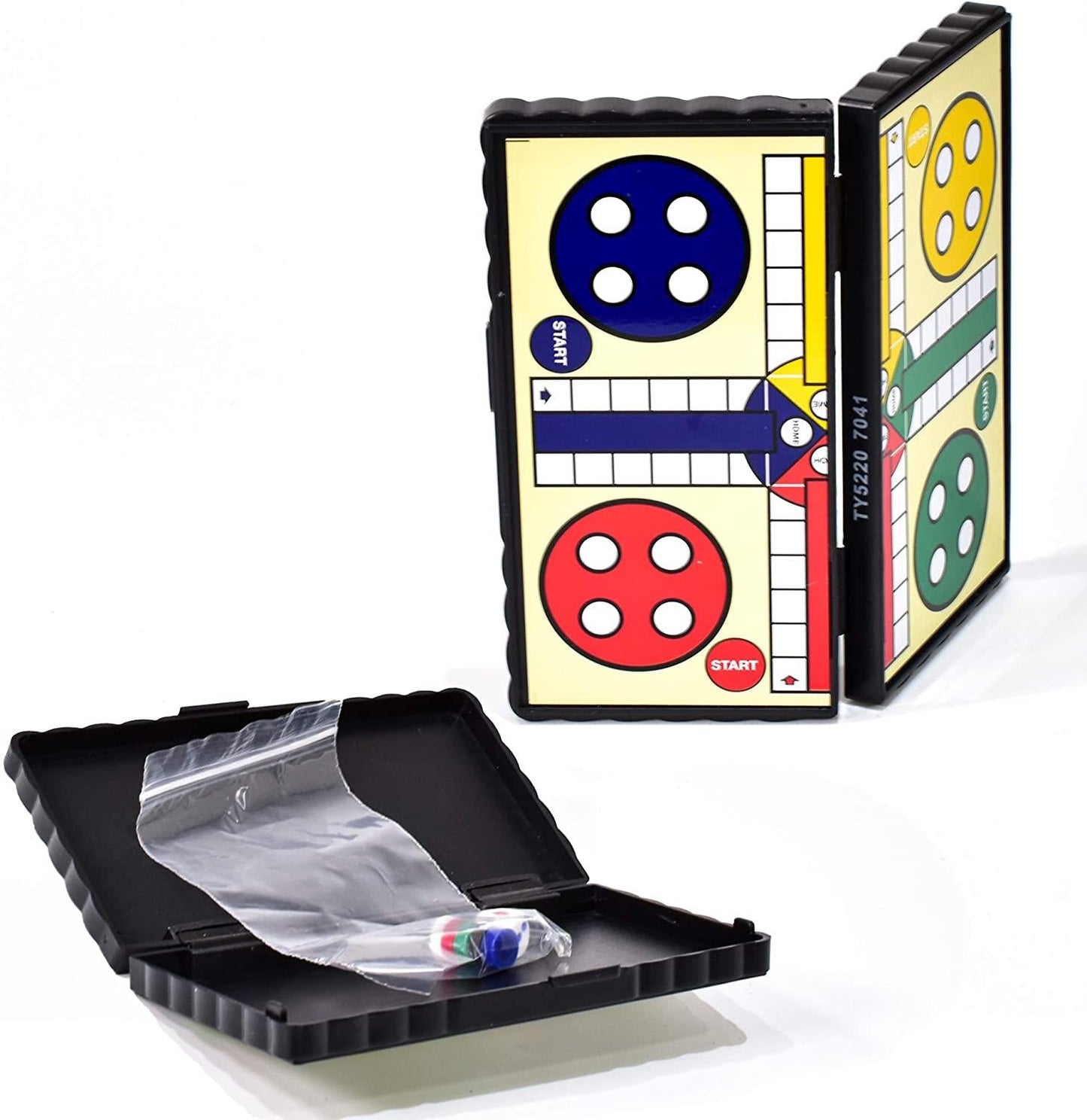 Magnetic Travel Games: Ludo, Chess, Draughts, Snakes & Ladders (SINGLE)