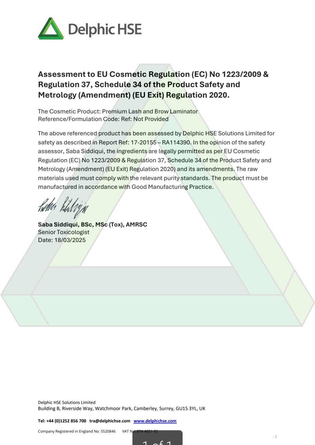 Powder Lift and Express Cysteamine System Dual Lash Lift + Brow Lamination Sachet System