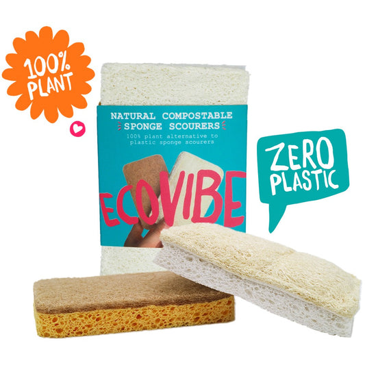 Compostable Eco-Scourers & Sponge Bundle
